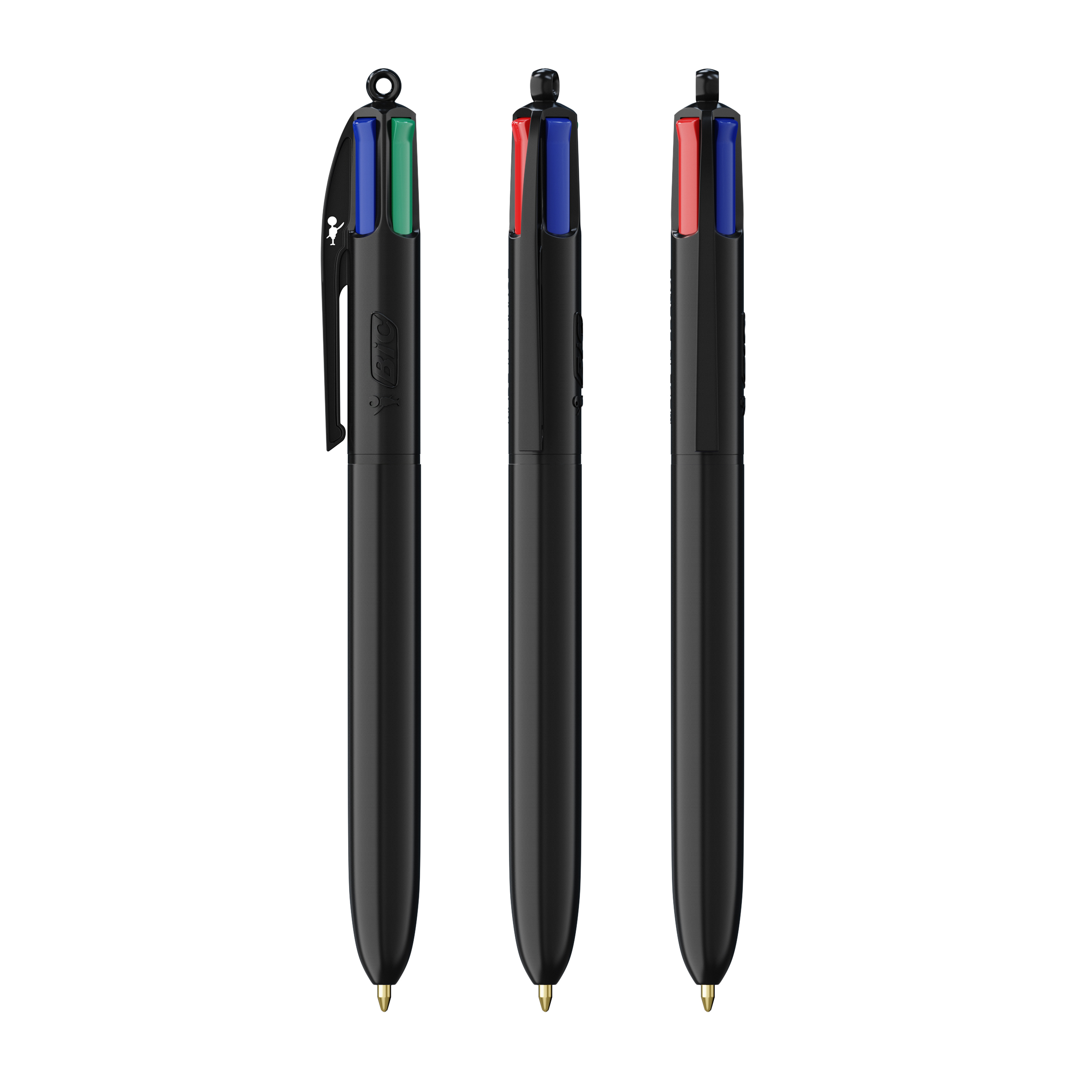 Stylo promotionnel 4 couleurs BIC® 4 Couleurs® ECO Couleur Noir Recyclé